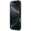 Guess 4G Double Card Triangle -suojakotelo Apple iPhone 18 Pro / 17 Pro -puhelimelle, musta