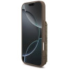 Guess 4G Cardslots & Magnetic Closure Crossbody -kotelo Apple iPhone 18 Pro Max / 17 Pro Max -puhelimelle, ruskea