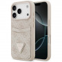 Guess 4G Double Card Triangle -suojakotelo Apple iPhone 18 Pro / 17 Pro -puhelimelle, pinkki