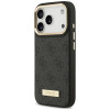 Guess 4G Logo Plate MagSafe -suojakotelo Apple iPhone 18 Pro Max / 17 Pro Max -puhelimelle, musta