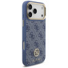 Guess 4G Strass Logo MagSafe -suojakotelo Apple iPhone 18 Pro Max / 17 Pro Max -puhelimelle, sininen
