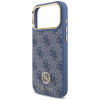 Guess 4G Strass Logo MagSafe -suojakotelo Apple iPhone 18 Pro Max / 17 Pro Max -puhelimelle, sininen