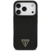 Guess Croco Triangle Logo MagSafe -suojakotelo Apple iPhone 18 Pro / 17 Pro -puhelimelle, musta