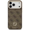 Guess 4G Strass Logo MagSafe -suojakotelo Apple iPhone 18 Pro Max / 17 Pro Max -puhelimelle, ruskea