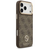 Guess 4G Strass Logo MagSafe -suojakotelo Apple iPhone 18 Pro Max / 17 Pro Max -puhelimelle, ruskea