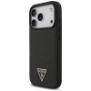 Guess Croco Triangle Logo MagSafe -suojakotelo Apple iPhone 18 Pro Max / 17 Pro Max -puhelimelle, musta