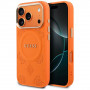 Guess Peony Hot Stamp MagSafe -suojakotelo Apple iPhone 18 Pro Max / 17 Pro Max -puhelimelle, oranssi