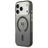 Guess IML Gradient Triangle Logo MagSafe -suojakotelo Apple iPhone 18 Pro Max / 17 Pro Max -puhelimelle, musta