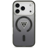Guess IML Gradient Triangle Logo MagSafe -suojakotelo Apple iPhone 18 Pro Max / 17 Pro Max -puhelimelle, musta