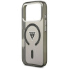 Guess IML Gradient Triangle Logo MagSafe -suojakotelo Apple iPhone 18 Pro Max / 17 Pro Max -puhelimelle, musta