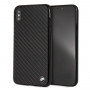 BMW BMHCI65MBC Signature Carbon -kovakotelo Apple iPhone XS Max -puhelimelle, musta