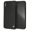 BMW BMHCI65MBC Signature Carbon -kovakotelo Apple iPhone XS Max -puhelimelle, musta