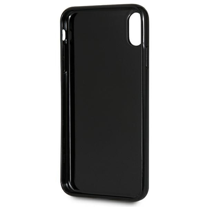 BMW BMHCI65MBC Signature Carbon -kovakotelo Apple iPhone XS Max -puhelimelle, musta
