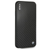 BMW BMHCI65MBC Signature Carbon -kovakotelo Apple iPhone XS Max -puhelimelle, musta