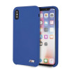 BMW BMHCPXMSILNA Silicone M Collection Hardcase Apple iPhone X / XS -puhelimelle, laivastonsininen