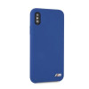 BMW BMHCPXMSILNA Silicone M Collection Hardcase Apple iPhone X / XS -puhelimelle, laivastonsininen