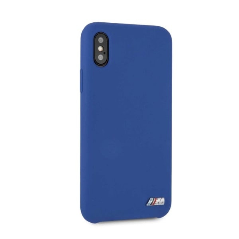 BMW BMHCPXMSILNA Silicone M Collection Hardcase Apple iPhone X / XS -puhelimelle, laivastonsininen