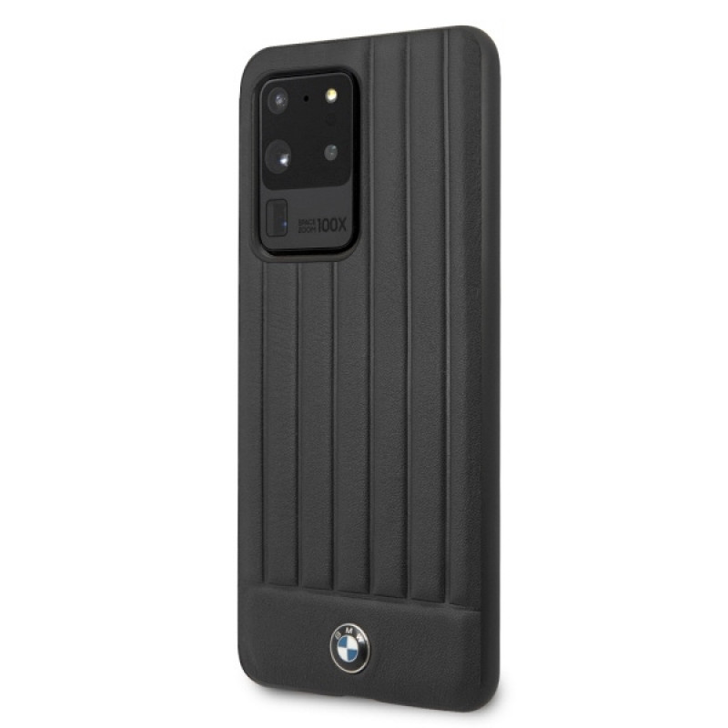 BMW BMHCS69POCBK Signature Hardcase Samsung Galaxy S20 Ultra -puhelimelle, musta
