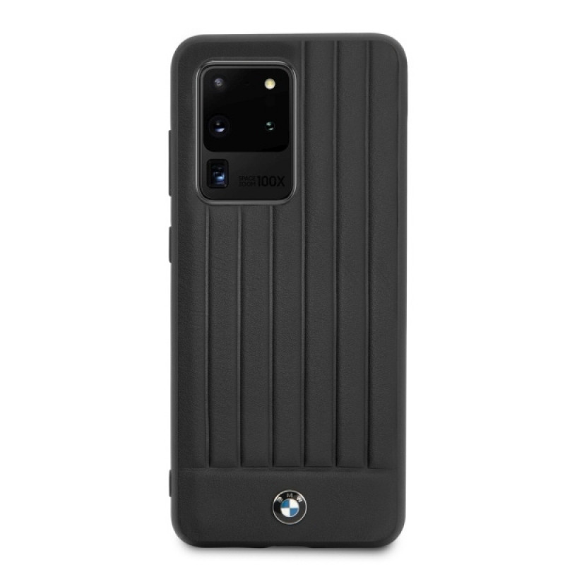 BMW BMHCS69POCBK Signature Hardcase Samsung Galaxy S20 Ultra -puhelimelle, musta