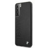 BMW BMHCS21MSLLBK Signature Logo Imprint -kovakotelo Samsung Galaxy S21+:lle, musta