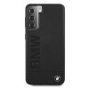 BMW BMHCS21MSLLBK Signature Logo Imprint -kovakotelo Samsung Galaxy S21+:lle, musta