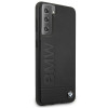 BMW BMHCS21MSLLBK Signature Logo Imprint -kovakotelo Samsung Galaxy S21+:lle, musta