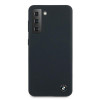 BMW BMHCS21MSILNA Silicone Signature -kovakotelo Samsung Galaxy S21+:lle, laivastonsininen