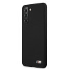 BMW BMHCS21MMSILBK Silicone M Collection -suojakotelo Samsung Galaxy S21+:lle, musta