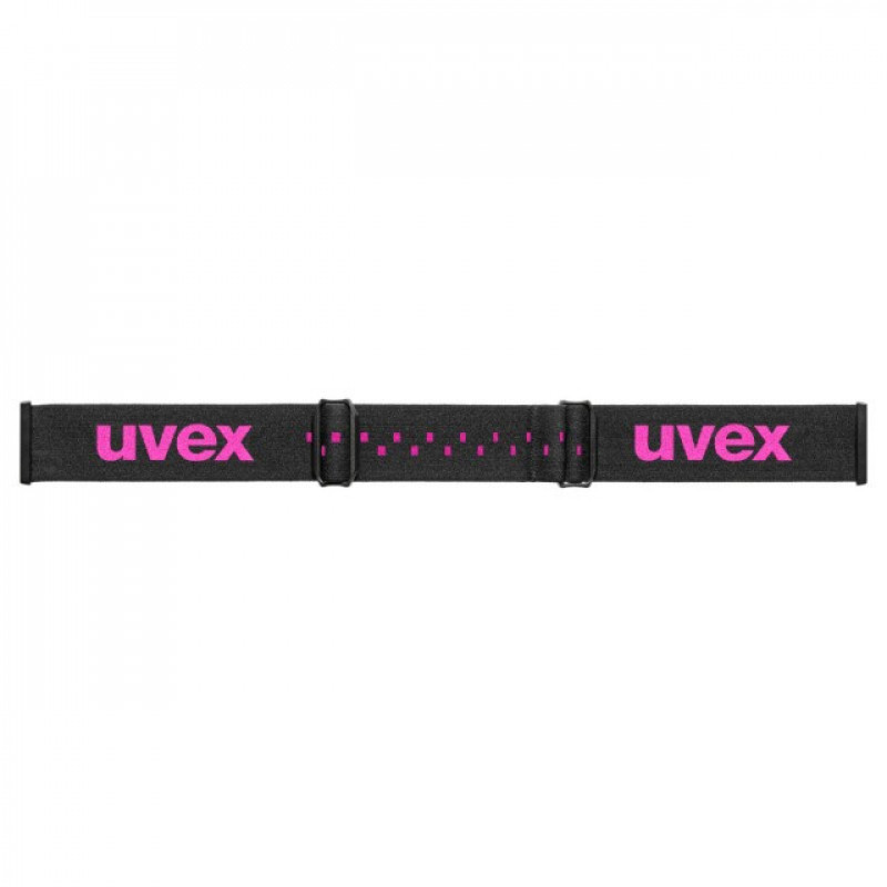 UVEX pwdr FM lasten laskettelulasit, musta/vaaleanpunainen/vihreä/kirkas
