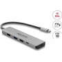Delock USB Type-C™ -telakointiasema 4K - HDMI / USB-keskitin / PD 3.1 140 W