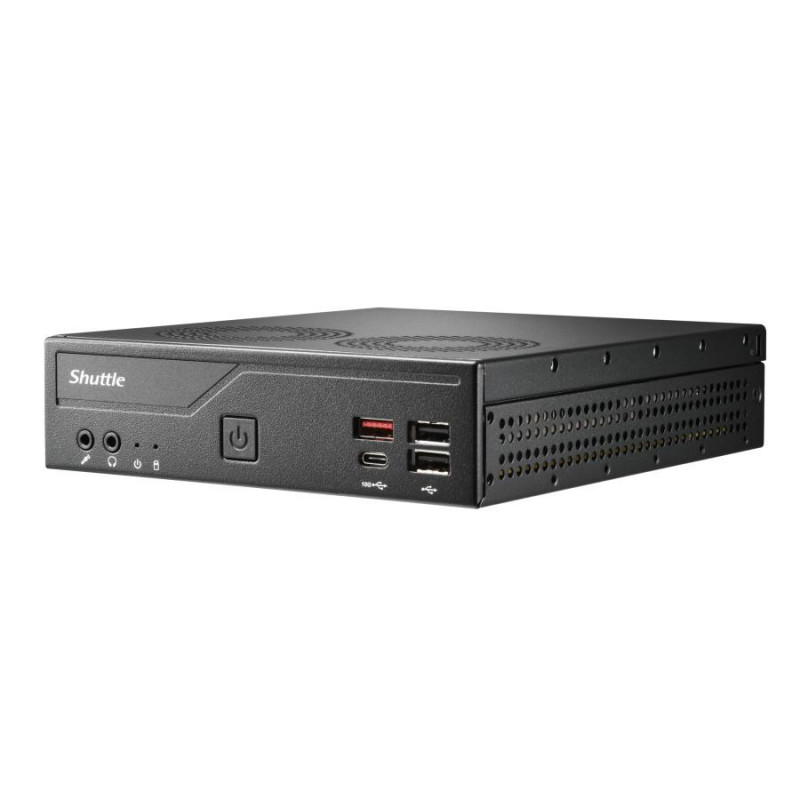 Shuttle DH810 XPC Slim Barebone -minitietokone, LGA1851, 8 GB DDR5 RAM