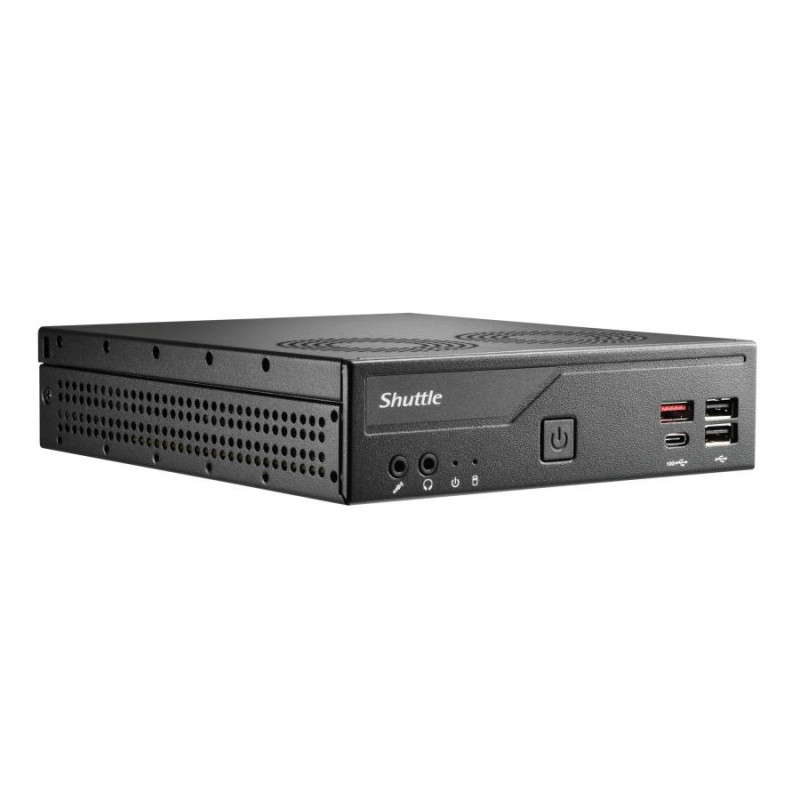 Shuttle DH810 XPC Slim Barebone -minitietokone, LGA1851, 8 GB DDR5 RAM