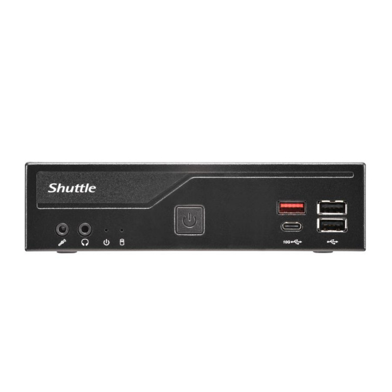 Shuttle DH810 XPC Slim Barebone -minitietokone, LGA1851, 8 GB DDR5 RAM