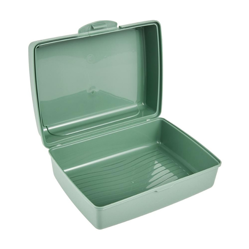 keeeper Carla Midi Lunch Box Space Tour, nordic green, Deco-Click-Box, PP (1 kpl)