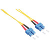 LogiLink FP0SC10 kuituoptinen liitäntäkaapeli SC/SC OS2 9/125 µm duplex, 10 m, keltainen