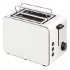 WMF Stelio 414210001 leivänpaahdin, 2 viipaletta, ruostumaton teräs, Paper Grey, 1050 W