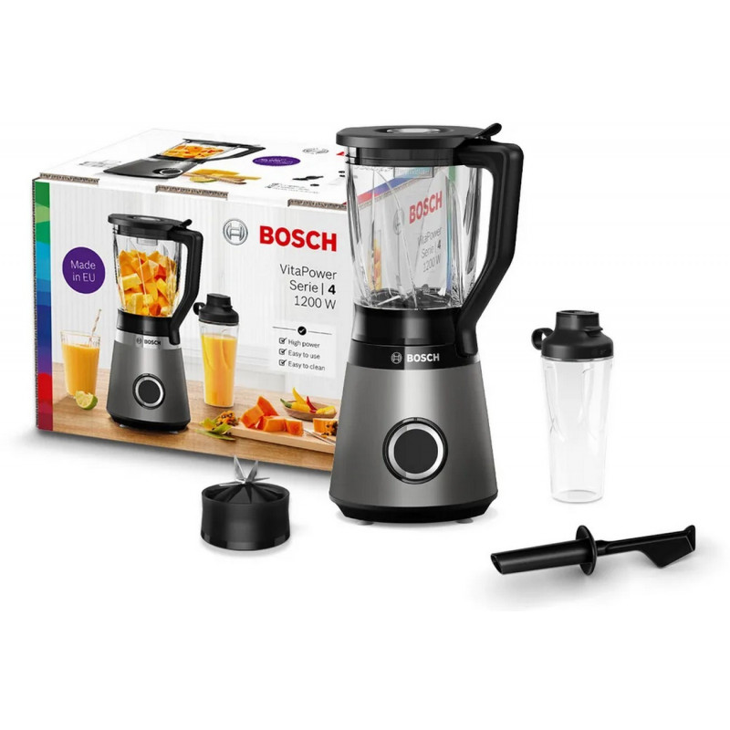 Bosch VitaPower Serie 4 MMB6174S -tehosekoitin, 1200 W, 1,5 L