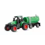 Amewi metallitraktori säiliöperävaunulla, 1:64, RTR, vihreä