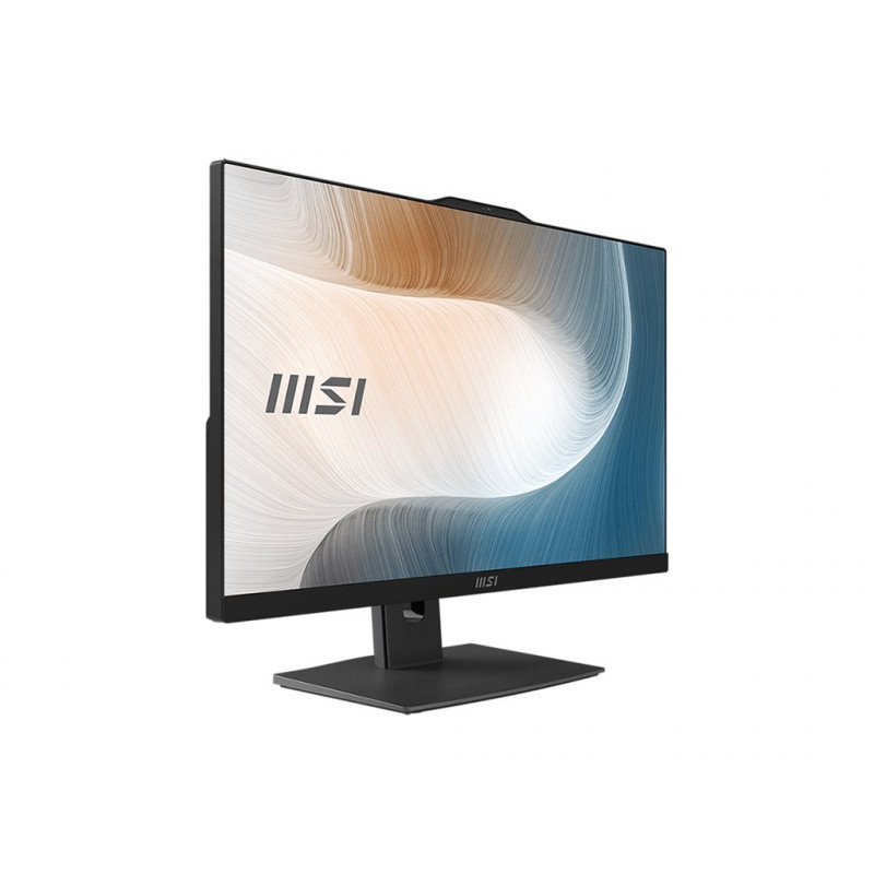 MSI Modern AM242P 1M-2269XEU -all-in-one-tietokone, 23.8", Intel Core 5 120U, 8 GB RAM, 512 GB SSD, musta