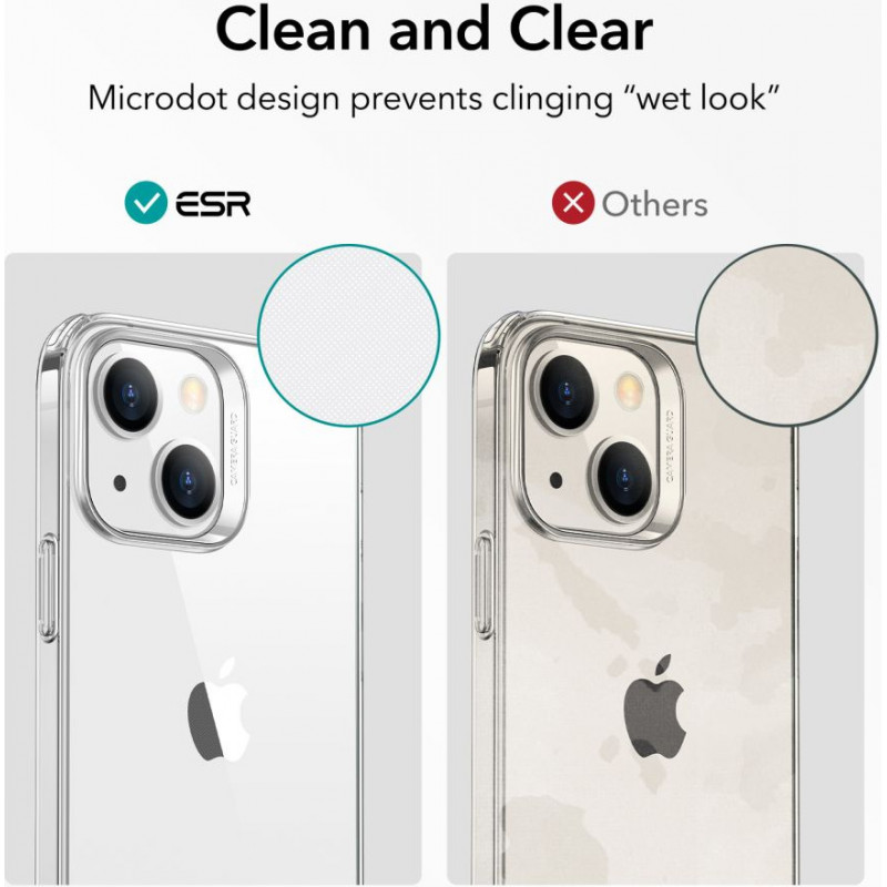 ESR Project Zero -suojakotelo Apple iPhone 14 Plus / 15 Plus -puhelimelle, ESR519, kirkas