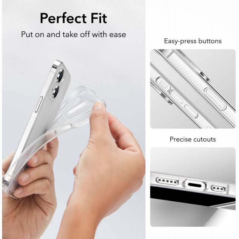 ESR Project Zero -suojakotelo Apple iPhone 14 Plus / 15 Plus -puhelimelle, ESR519, kirkas