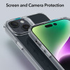 ESR Ice Shield -suojakotelo Apple iPhone 15 Plus / 14 Plus -puhelimelle, ESR709, kirkas