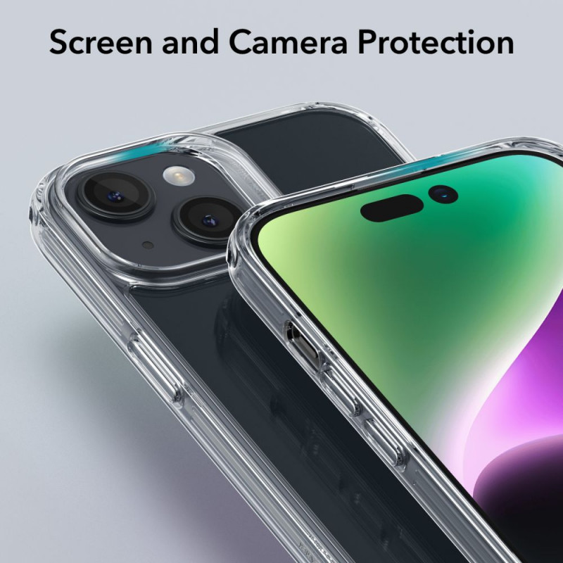 ESR Ice Shield -suojakotelo Apple iPhone 15 Plus / 14 Plus -puhelimelle, ESR709, kirkas