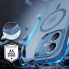 ESR Classic Pro Set HaloLock MagSafe -suojakotelo karkaistulla lasilla Apple iPhone 16 -puhelimelle, huurretun sininen