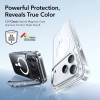 ESR Classic Hybrid Kickstand MagSafe -suojakotelo Apple iPhone 17 Pro Max -puhelimelle, kirkas