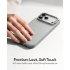 ESR Leather Kickstand MagSafe -nahkakotelo Apple iPhone 17 Pro Max / 18 Pro Max -puhelimelle, harmaa