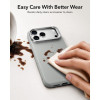 ESR Leather Kickstand MagSafe -nahkainen kotelo Apple iPhone 17 Pro / 18 Pro -puhelimelle, harmaa