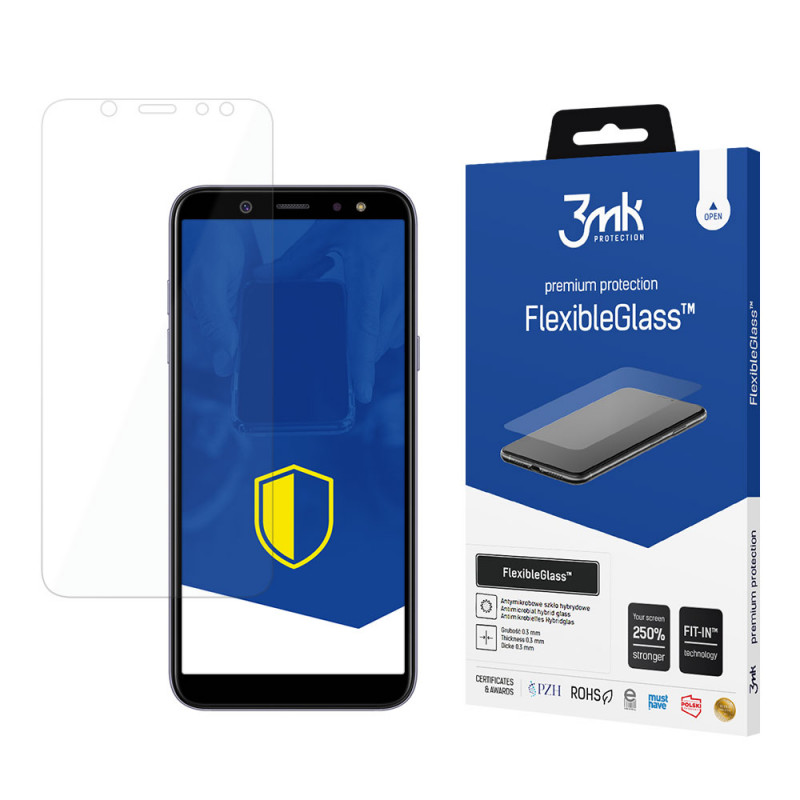 3MK FlexibleGlass hybridinäytönsuojakalvo Samsung Galaxy A6 2018 -puhelimelle