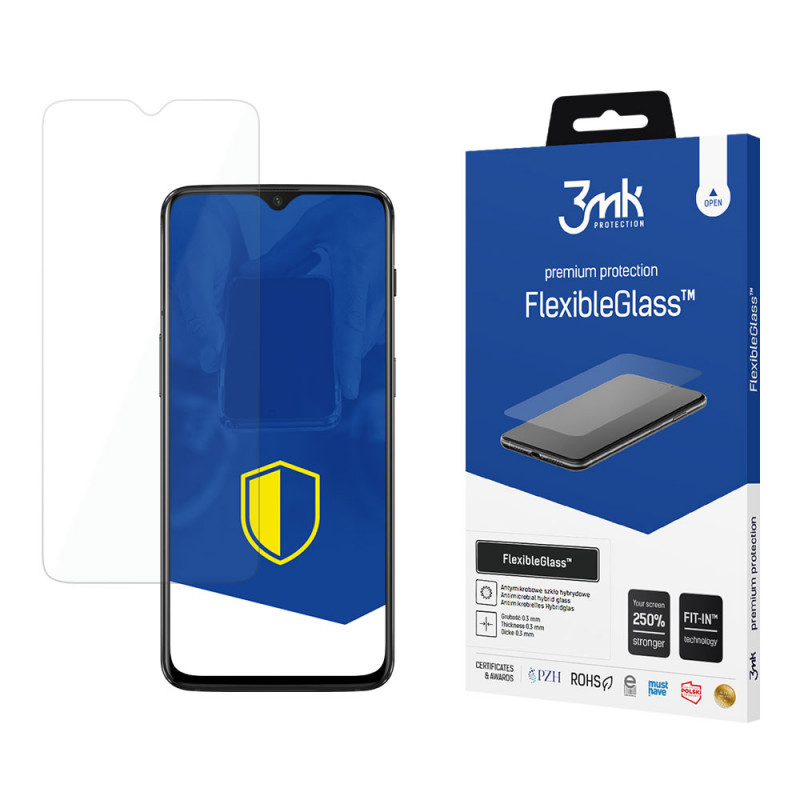 3MK FlexibleGlass hybridinäytönsuojakalvo OnePlus 6T -puhelimelle