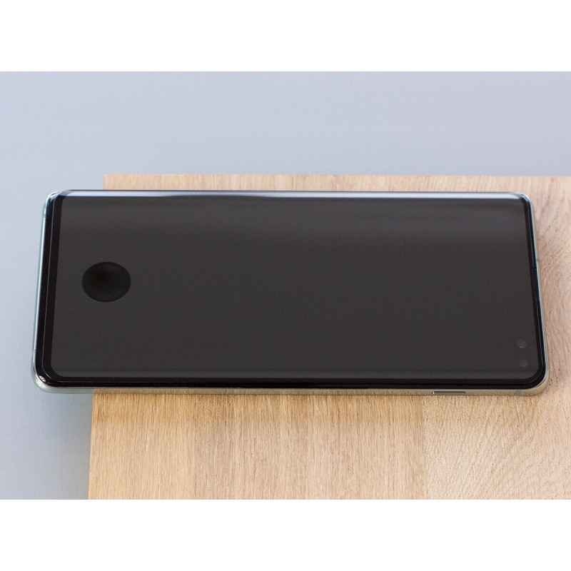 3MK HardGlass Max Sensor-Dot karkaistu lasi Samsung Galaxy S10:lle, musta